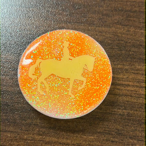 Orange Dressage Pop Socket