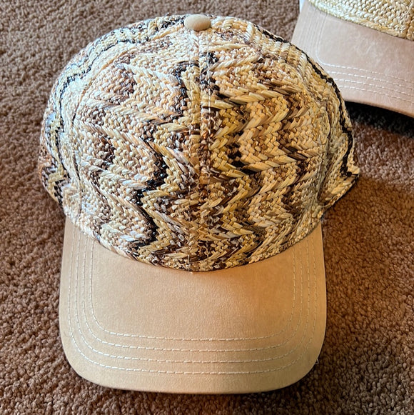 Chevron Woven Baseball Hat