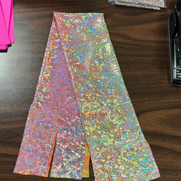 Sparkly multi color Tail Bag