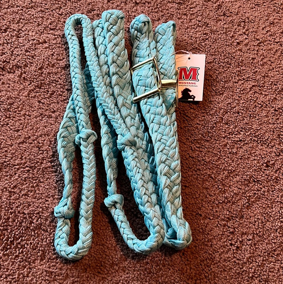 Teal Barrel Reins