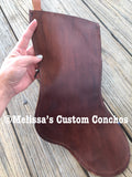 Leather Christmas stocking