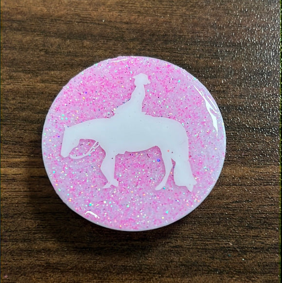 Pink Western Pleasure Pop Socket