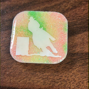 Green/Pink Barrel Racer Pop Socket