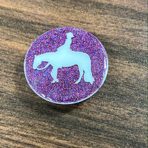 Purple Western Pleasure Pop Socket