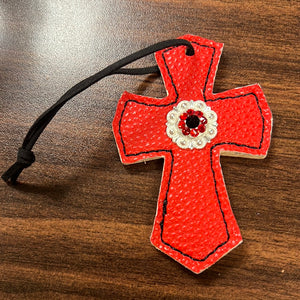 Red Saddle Cross