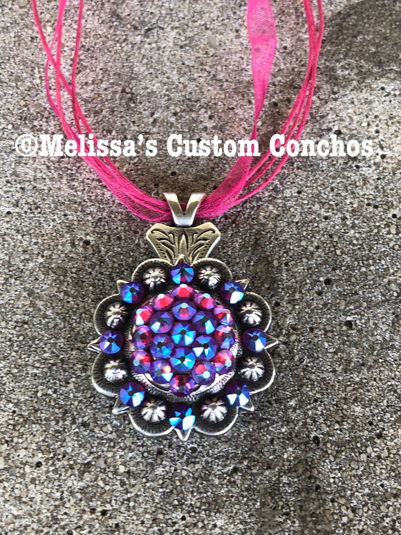 Fuchsia AB Necklace