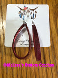 Leather Loop Earrings