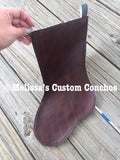 Leather Christmas stocking