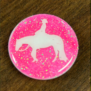 Pink Western Pleasure Pop Socket