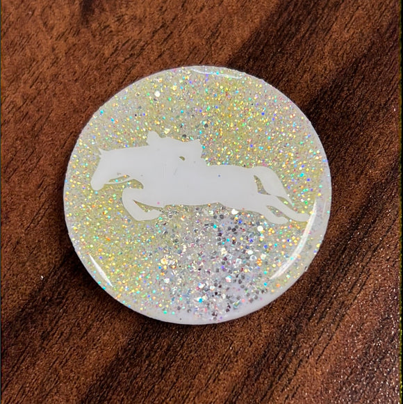 Yellow/Silver Jumper Pop Socket